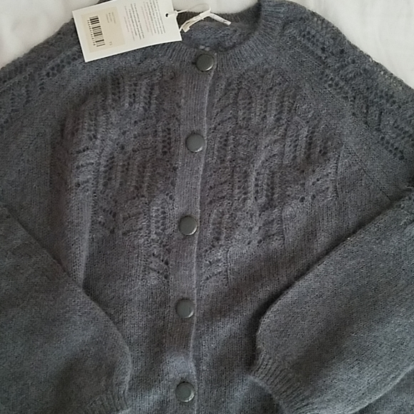 NWT Sezane Tonio Blue Grey Small - Picture 8 of 8